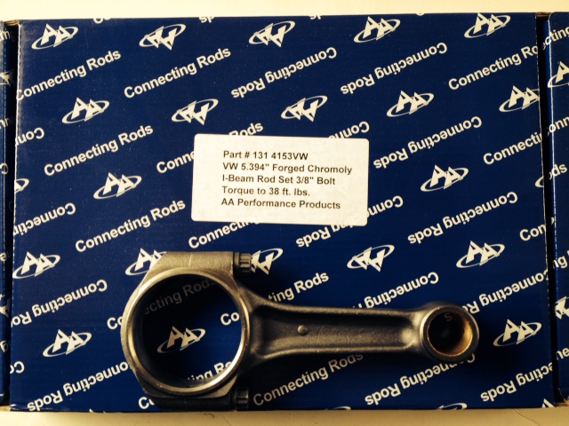 VW Type 1 Forged I-Beam Connecting Rods 5.394